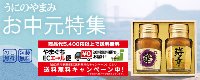 うにのやまみのお中元特集ECエール便付