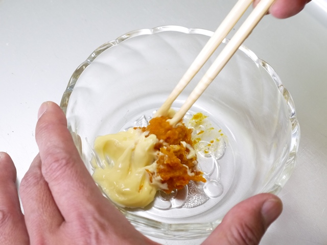 うにマヨでホットサンド