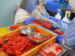 明太子とうにのコラボ