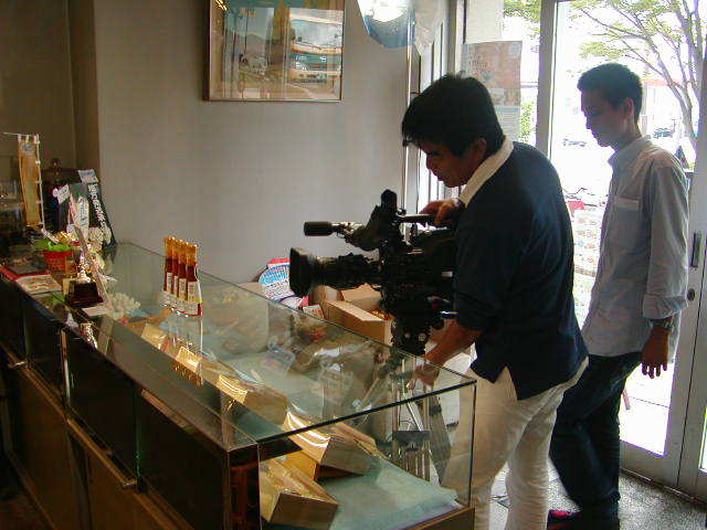 雲丹醤油テレビ取材