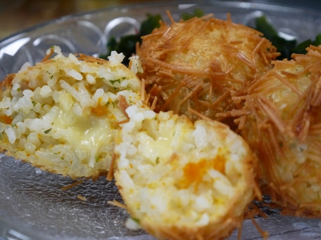 瓶詰うにを使ったレシピコンテストうにうにライスボール