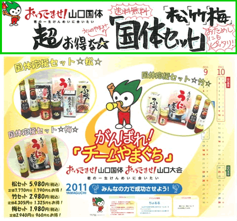 おいでませ山口国体特集大
