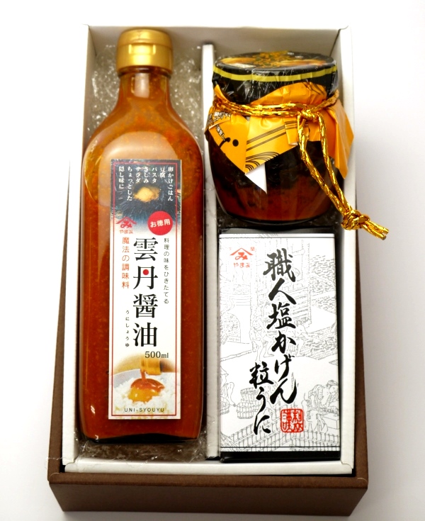 お徳用雲丹醤油詰合せ