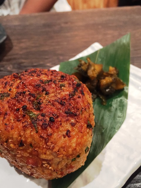 雲丹醤油お店訪問具魯烏葡さん焼きおにぎり