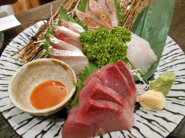 雲丹醤油お店訪問具魯烏葡さん刺身